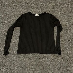Black Long Sleeve Women's Top